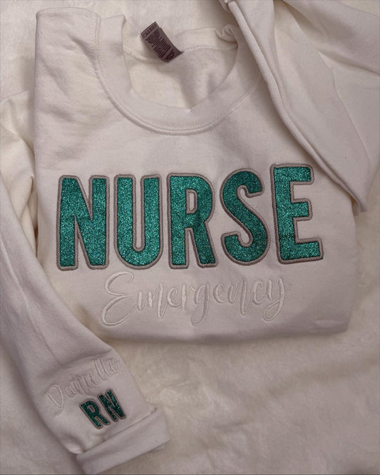 Customized Nurse Crewneck