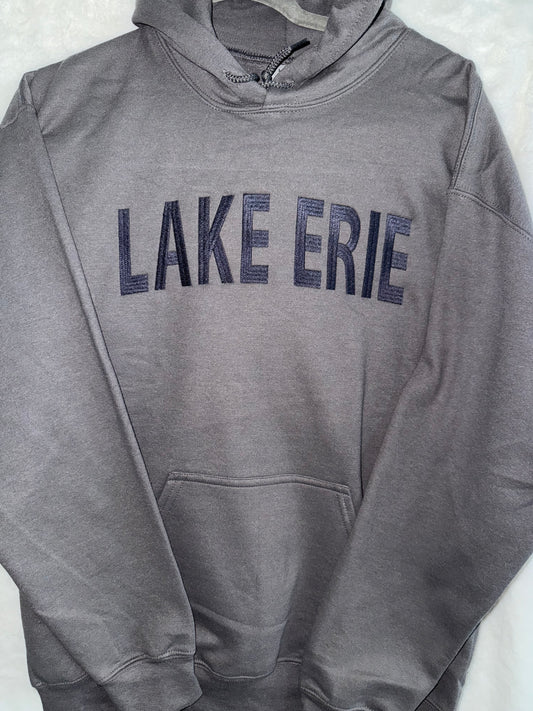 LAKE ERIE Embroidered Crewneck