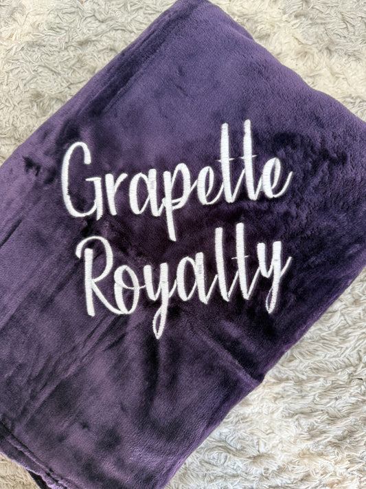 Grapette Royalty Blanket