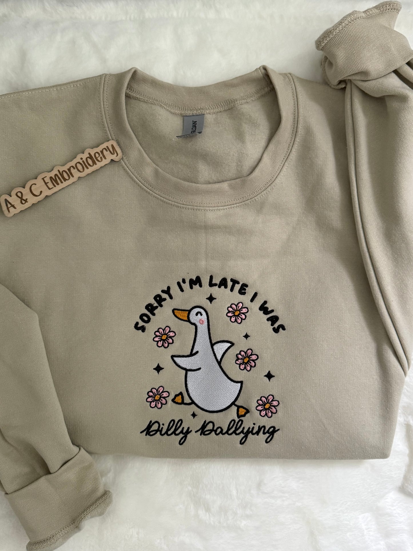 Dilly Dallying Goose Crewneck
