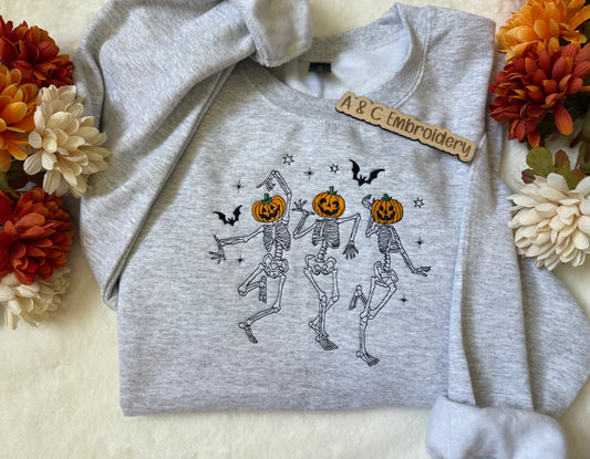 Skeleton Pumpkin Crew